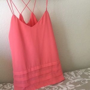 Pink tank top